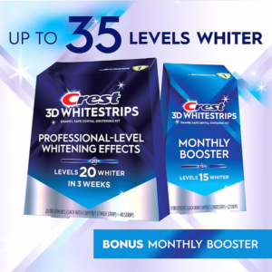 Home sada na bielenie zubov crest 3dwhitestrips professional effects advanced and supreme bright boost doma